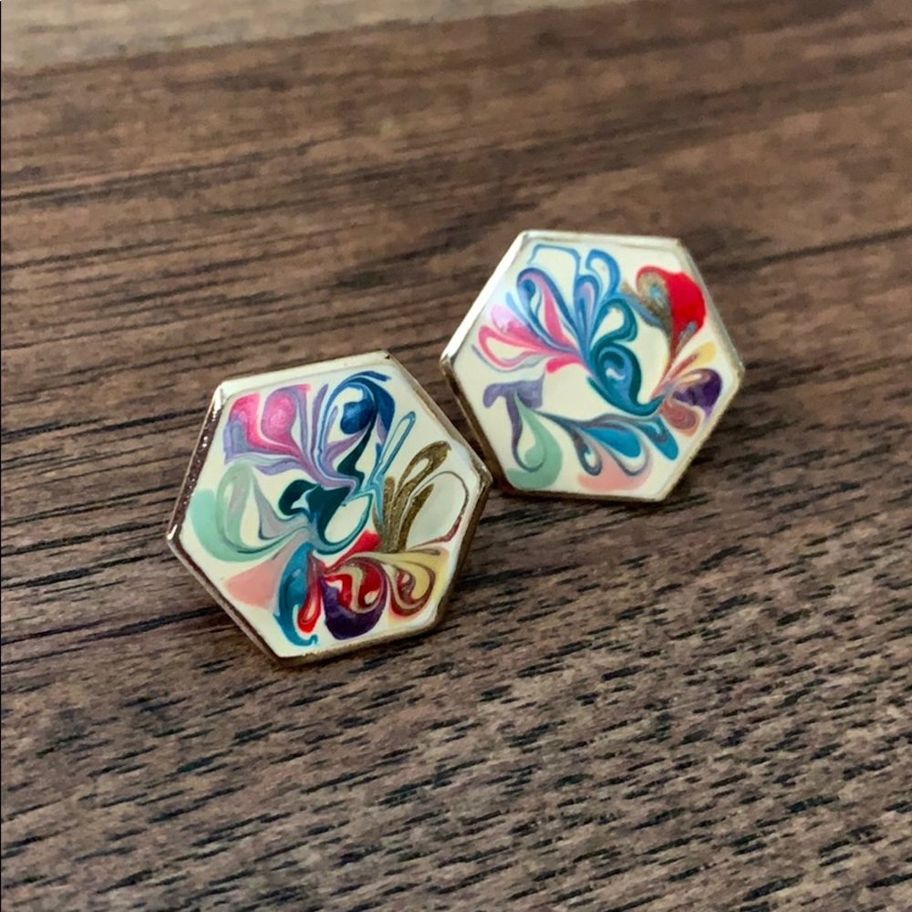 Paint Swirl Earrings